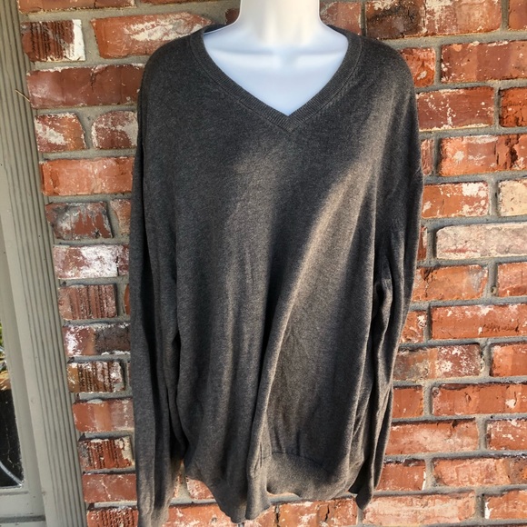 Duck Head Other - Duck Head classic charcoal gray V neck sweater XXL